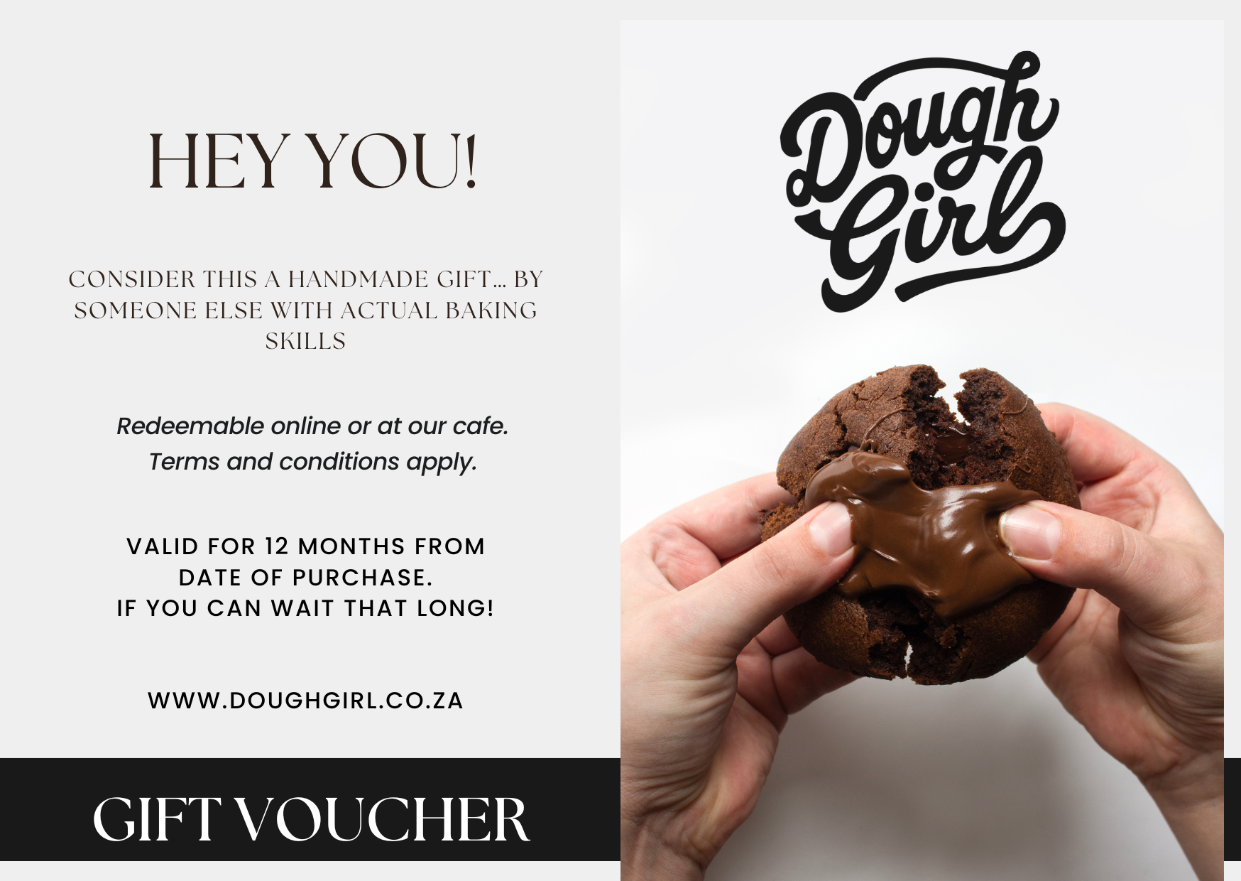 Dough Card Gift Voucher - DoughGirl